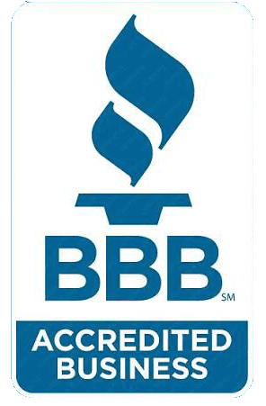 Better Business Bureau Accredited Business logo.